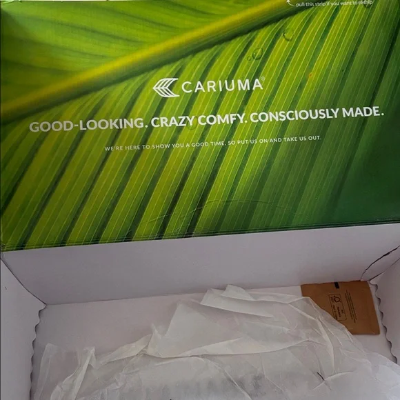 Cariuma Women’s Green Canvas Sneakers with White Laces Size 8 - Picture 8 of 8